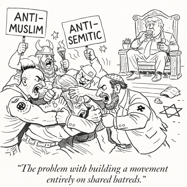 Political chaos and shared hatred